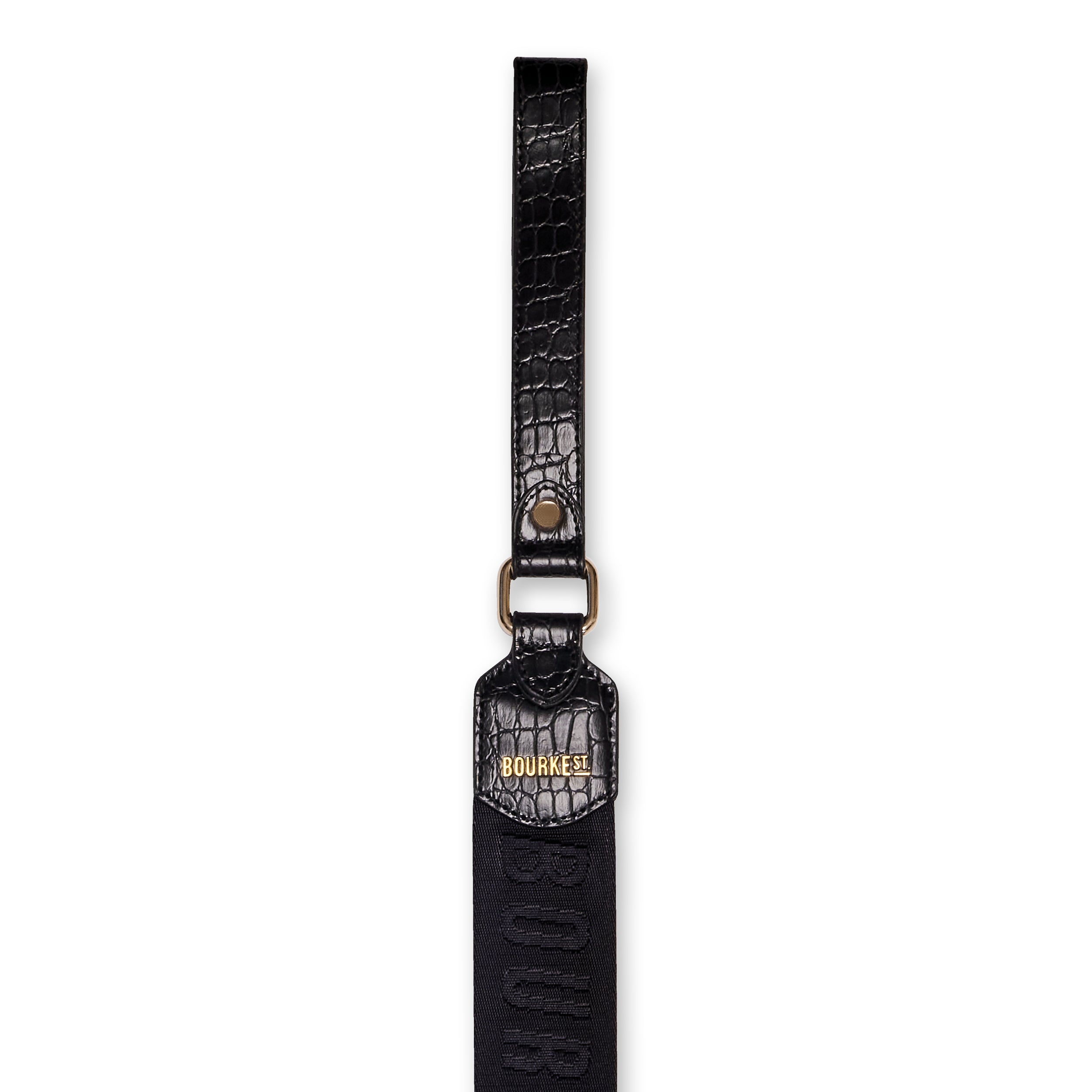 Bourke St the Label - Jacquard Dog Lead Black