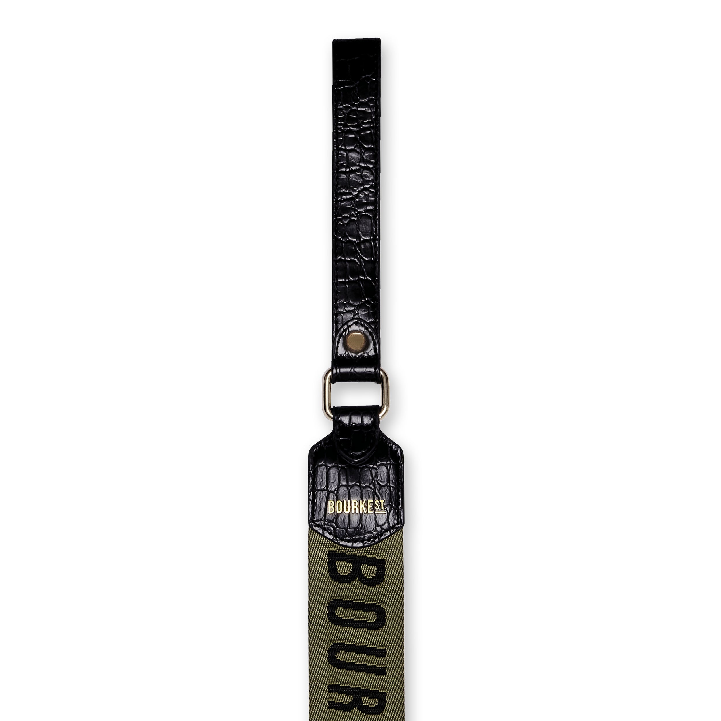 Bourke St the Label - Jacquard Dog Lead Olive